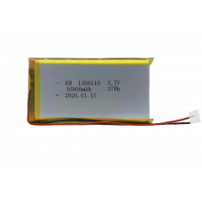 Акумулятор літій-полімерний 1260110 10000mAh 