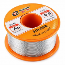 Припій з флюсом Kaina AO (Sn63/Pb37) 0.8 мм, 50г