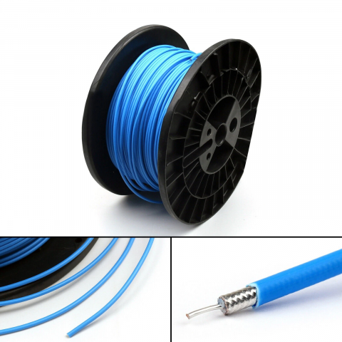 Коаксіальний кабель RG402 50 Ом FEP/PTFE високочастотний 4.15 мм - 100 метрів