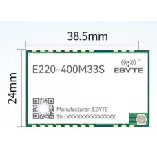 Комплектуючі Бездротовий модуль Ebyte E220-400M33S на базі чіпу SX1268 з потужністю 33dBm (2вт)
