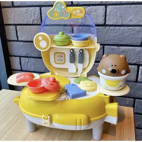 Кухонний набір у вигляді рюкзачка з ведмедиком