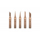 Набір 5 мідних жал C900M-T для паяльника Best