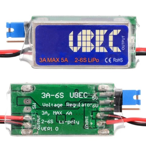 Конвертер-стабілізатор напруги DC-DC Converter Step Down Module UBEC 3A 5V, 6V / 26V UBEC 2-6S