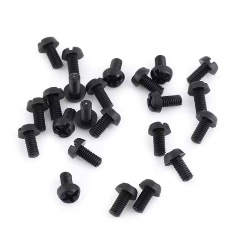 Набір нейлонових стійок M3 (гвинти+гайки) 320 шт, чорний