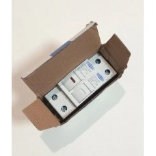 Держатель с 2-мя предохранителями по 20А 2P 10х38мм 1000V DC для солнечных панелей (PV систем) TOMZN TOPV-32