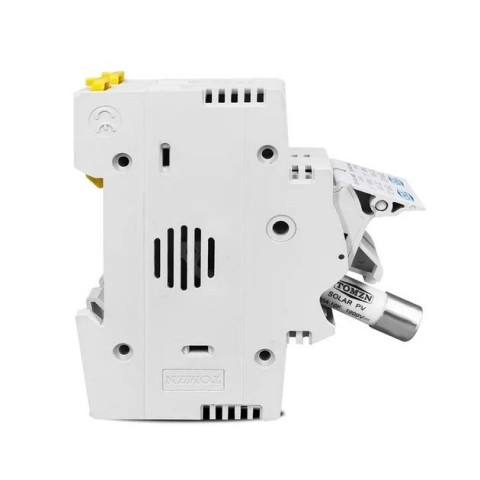 Держатель с 2-мя предохранителями по 20А 2P 10х38мм 1000V DC для солнечных панелей (PV систем) TOMZN TOPV-32