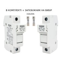 Утримувач запобіжника постійного струму 10x38 мм, 1000 В, 500 В + ЗАПОБІЖНИК