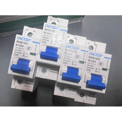 Автоматичний вимикач CHCYZO RKB1 DC постійного струму 125А