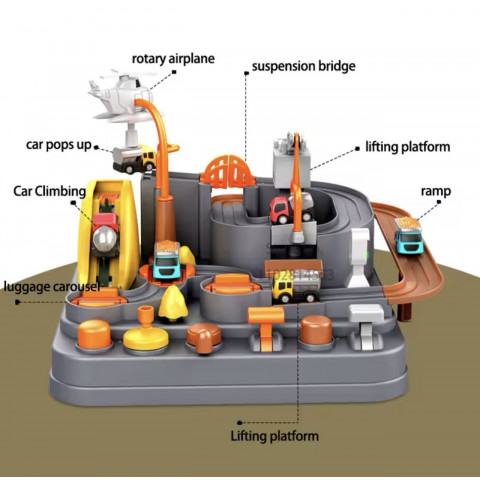Дитячий гоночний трек з машинками для хлопчиків і дівчаток