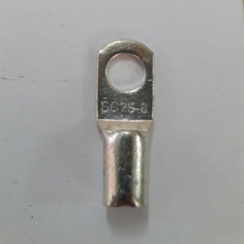 Кабельний наконечник кільцевий, мідь луджена на провід 25 mm², M6, SC25-8