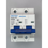 Автоматичний вимикач CHCYZO RKB1/DC 2P 200A 12–125V постійного струму