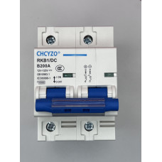 Автоматичний вимикач CHCYZO RKB1/DC 2P 200A 12–125V постійного струму