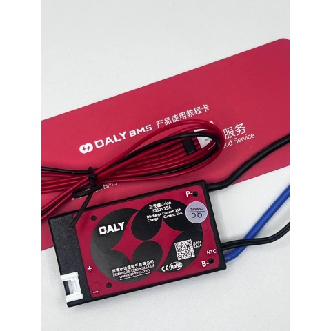 Плата Daly BMS Li-Ion 12V 3S 15A