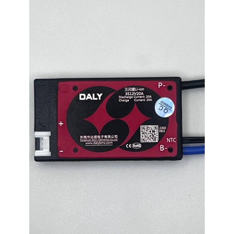 Плата Daly BMS Li-Ion 12V 3S  20A