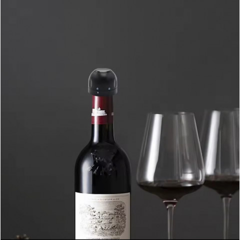 Герметична кришка для пляшки вина з фіксатором