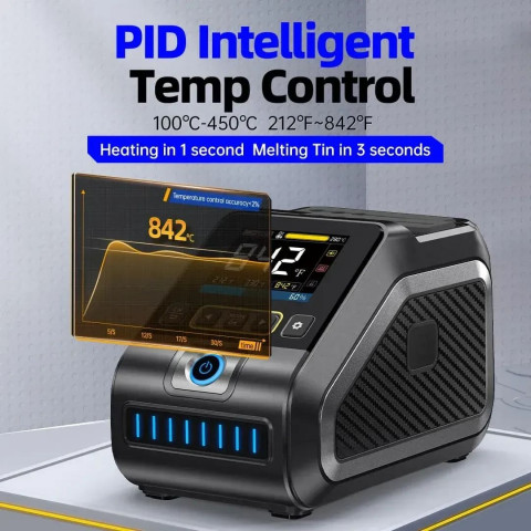 FNIRSI DWS200 — паяльна станція для жал C210 (C245) з комплектом із 6 жал