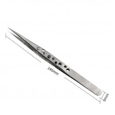 Антистатичний пінцет, прямий, 120мм