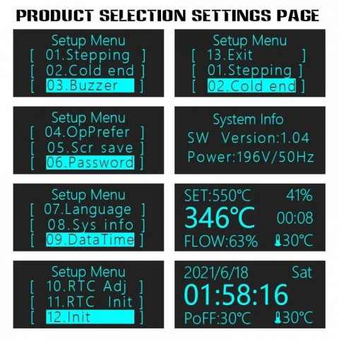 HandsKit 812A — паяльна станція 2в1 з феном та OLED дисплеєм