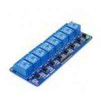 Модуль реле 8-канальний 24В з оптопарою (синя плата)