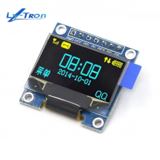 OLED дисплей 0.96" жовто-синій IIC 7-pin модуль