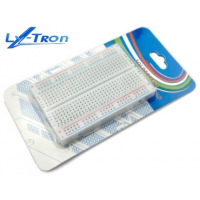 Макетна плата Breadboard 400 точок 8.5x5.5см біла з корпусом