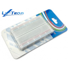 Макетна плата Breadboard 400 точок 8.5x5.5см біла з корпусом