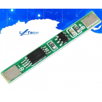 Плата захисту 1S 3.7V Li-ion з захистом 3A (зелена плата)