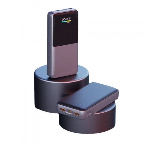 Power Bank 66W PD 22.5W на 4×21700 з дисплеєм (корпус + плата)