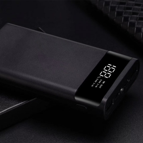 Корпус Power Bank 6×18650 DIY 2.1A з дисплеєм (без пайки)