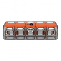 Клема WAGO 221-415 — 5-контактна швидкоз’єднувальна, 450V/32A