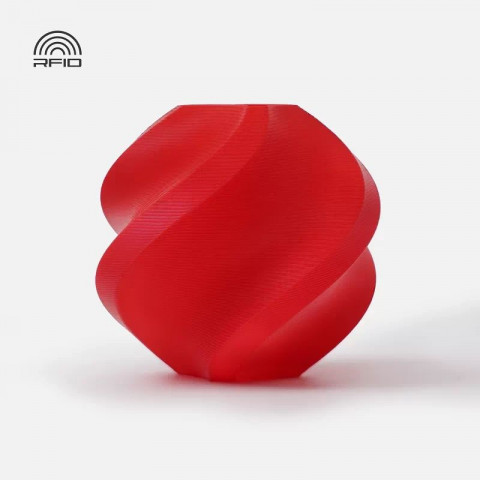 Філамент Bambu Lab ABS Refill 1.75 мм 1 кг Red з RFID (40200) пластик для 3D-принтера