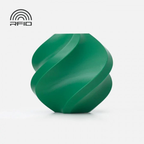 Філамент Bambu Lab PLA Basic 1.75 мм 1 кг Dark  Green (10502) темно-зелений пластик для 3D-принтера