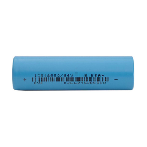 Акумулятор Li-ion 18650 EVE ICR18650-26V 2550mAh 7.65A 3.7V