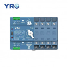 Автоматичний перемикач введення резерву АВР 4P 63A 220V YRQ2PC-125 для генератора (3 фази + нуль)