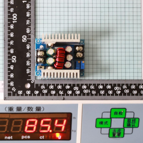 DC-DC понижуючий модуль 20A CC/CV, 6–40V → 1.2–35V, зарядний модуль з обмеженням струму