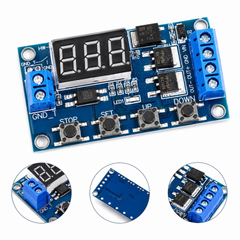 Програмоване реле часу на MOSFET транзисторах XY-J02