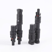 Конектор MC4 T-Type 1x2 для сонячних панелей, Y-розгалужувач 30A 1000V IP67