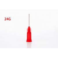 Голка дозувальна 24G 1/2" тупокінцева для флюсу та клею