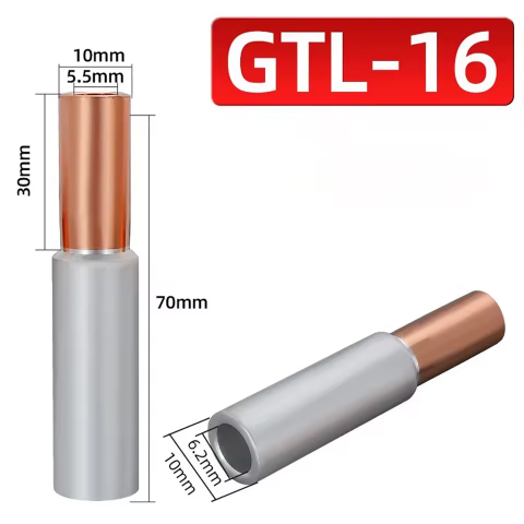 Гільза мідно-алюмінієва GTL-16 для з'єднання кабелю