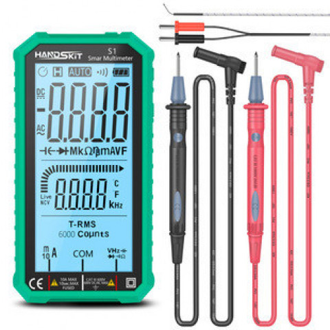 Цифровий мультиметр Handskit S1 True RMS 6000 Counts з автоматичним вибором діапазону