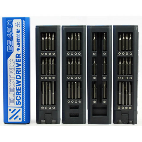 Електрична викрутка Mechanic ES420 (викрутка: 42 насадки, 500mAh)